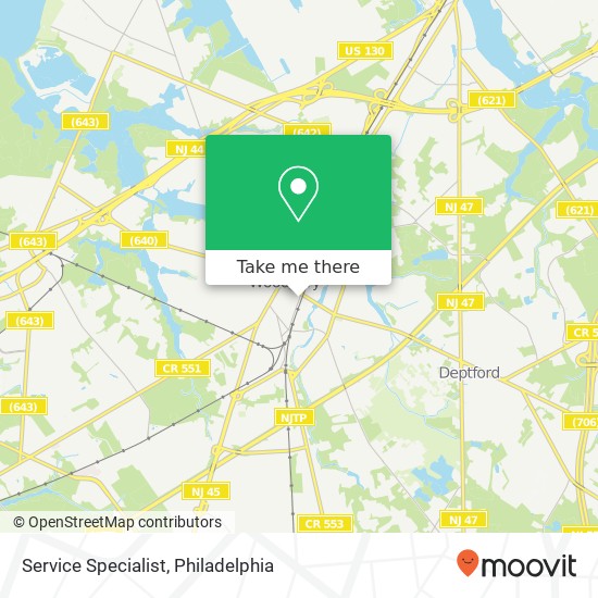 Mapa de Service Specialist