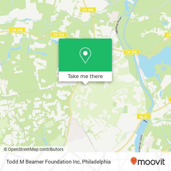 Mapa de Todd M Beamer Foundation Inc