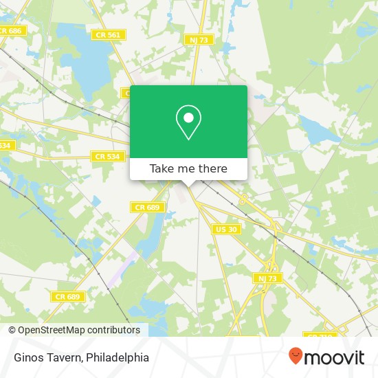 Ginos Tavern map