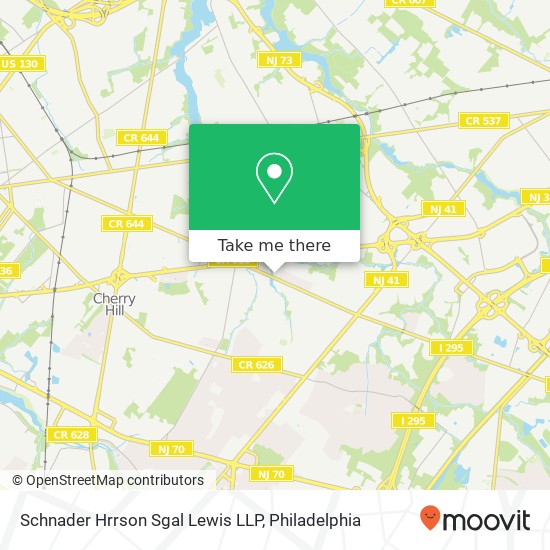 Mapa de Schnader Hrrson Sgal Lewis LLP