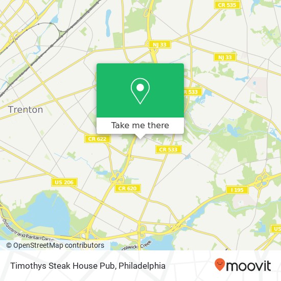 Mapa de Timothys Steak House Pub