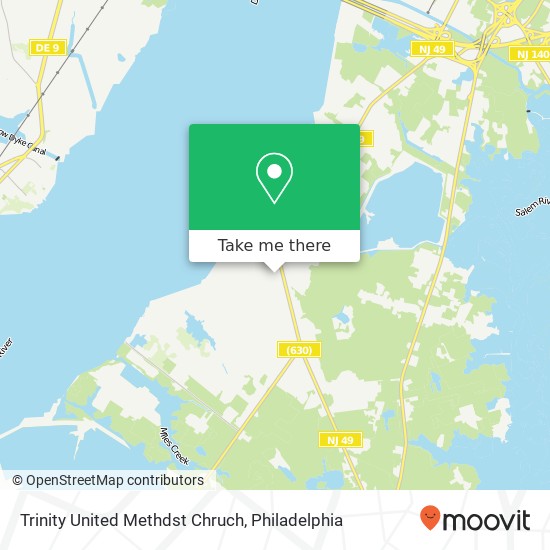 Trinity United Methdst Chruch map