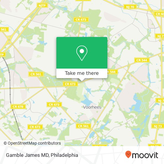 Mapa de Gamble James MD