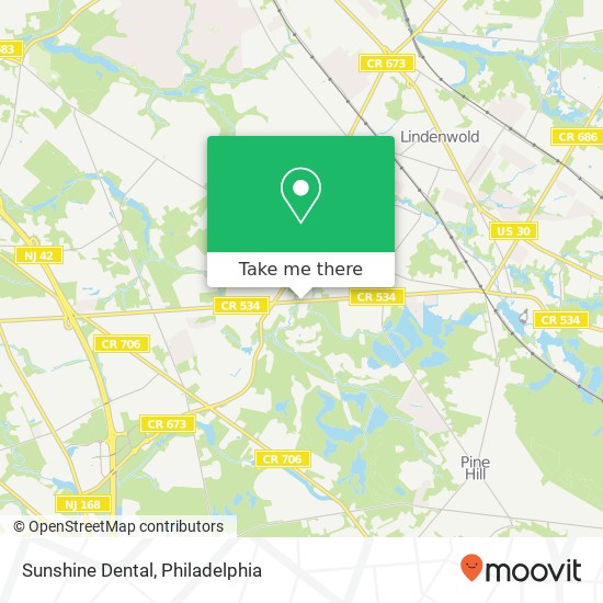 Sunshine Dental map