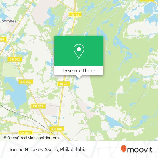Thomas G Oakes Assoc map