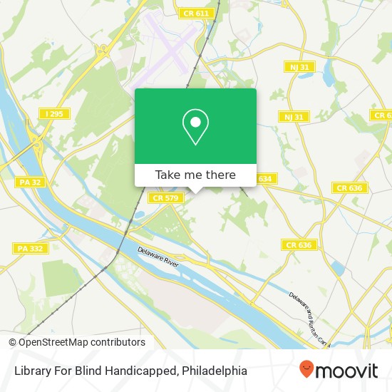 Library For Blind Handicapped map