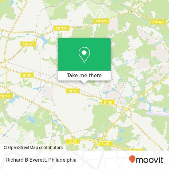 Richard B Everett map