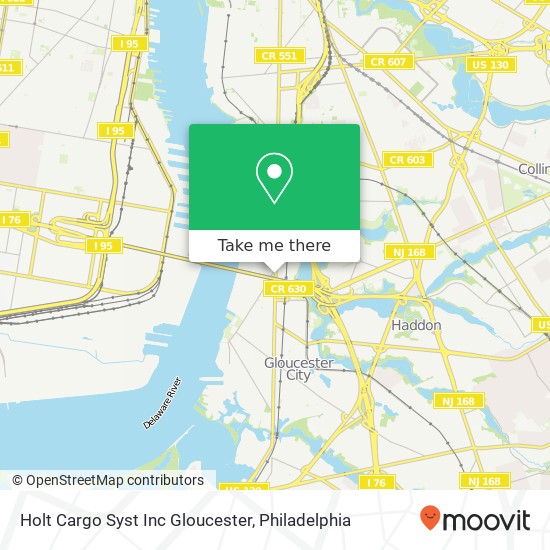 Holt Cargo Syst Inc Gloucester map