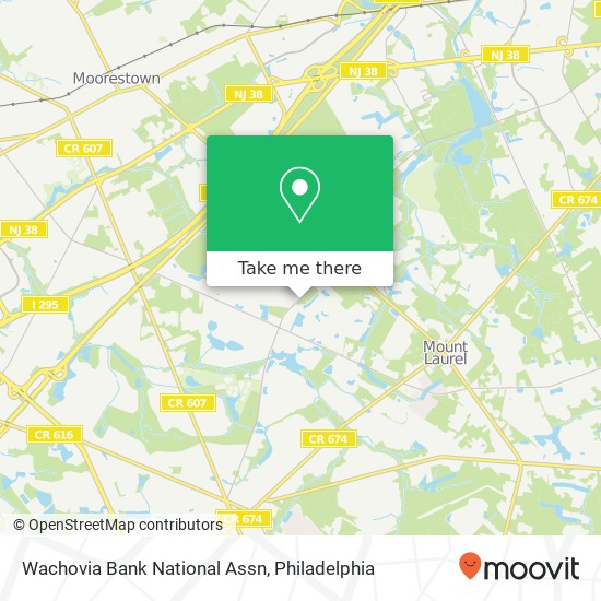 Wachovia Bank National Assn map