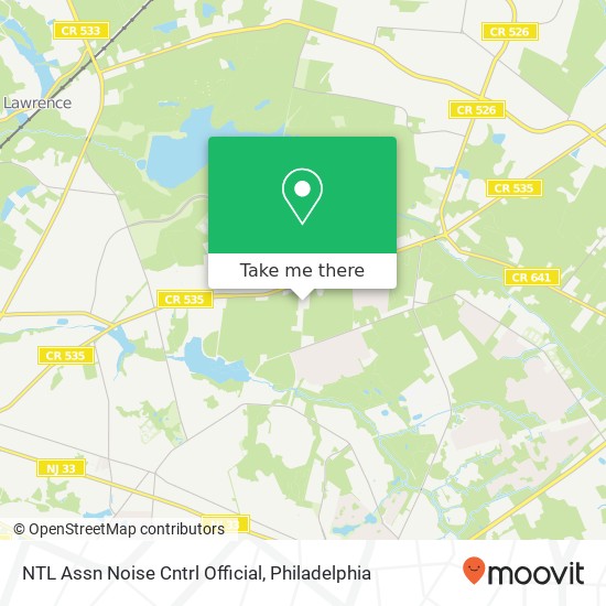NTL Assn Noise Cntrl Official map