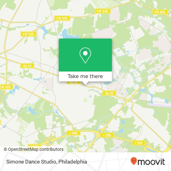 Simone Dance Studio map