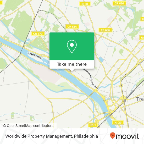 Worldwide Property Management map