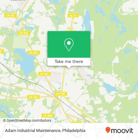 Adam Industrial Maintenance map
