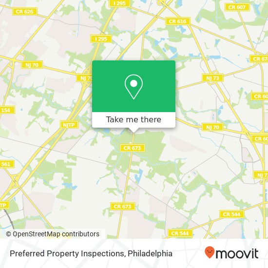Preferred Property Inspections map