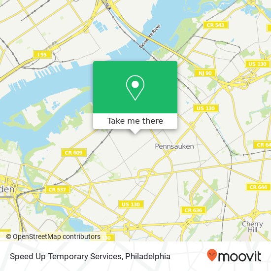 Speed Up Temporary Services map