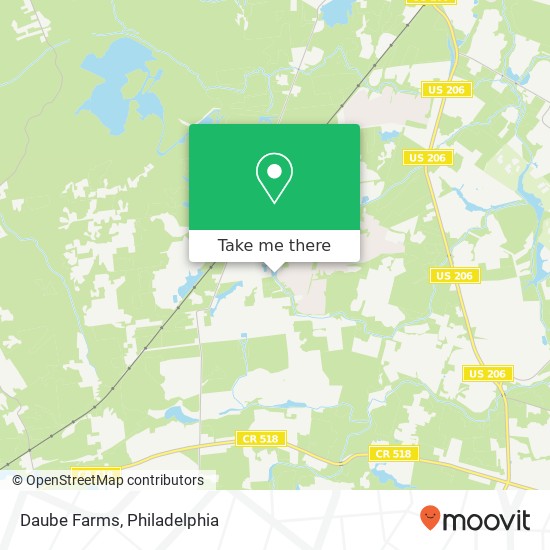 Daube Farms map