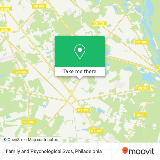 Family and Psychological Svcs map