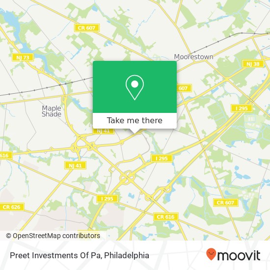 Mapa de Preet Investments Of Pa