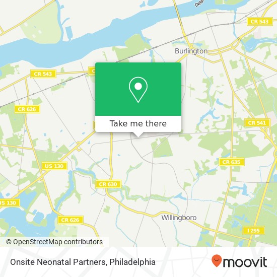 Onsite Neonatal Partners map