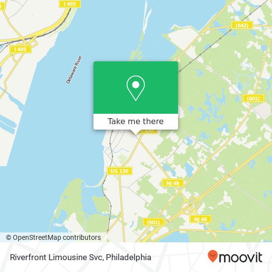 Riverfront Limousine Svc map