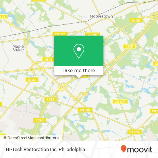 HI-Tech Restoration Inc map