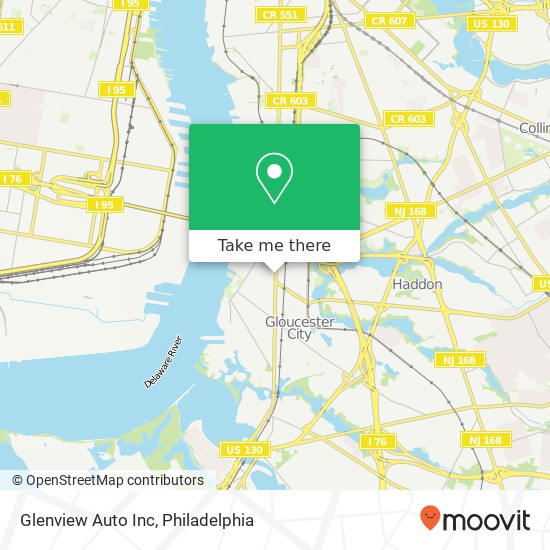Glenview Auto Inc map