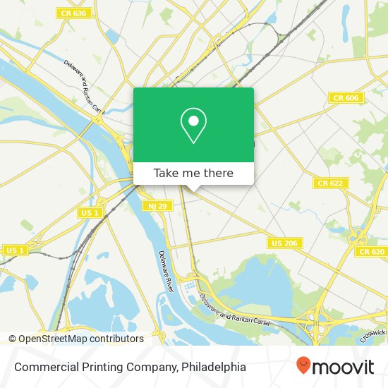 Commercial Printing Company map