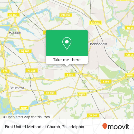 Mapa de First United Methodist Church