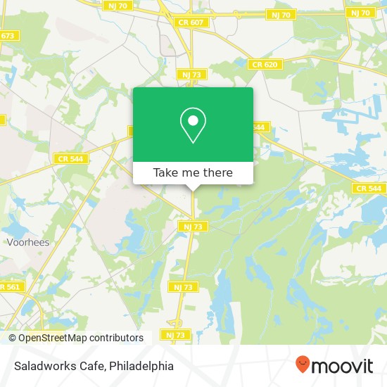 Saladworks Cafe map