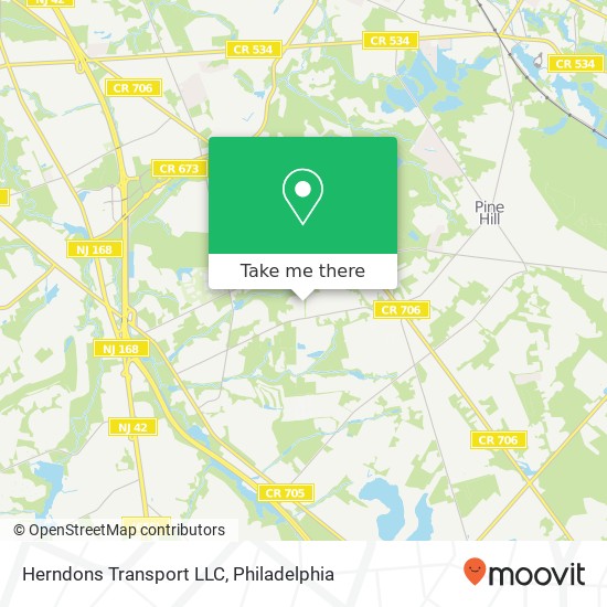 Herndons Transport LLC map
