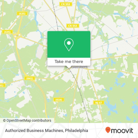 Authorized Business Machines map
