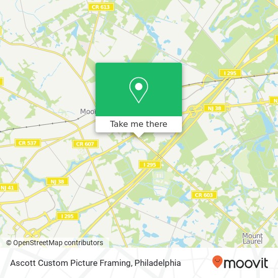 Mapa de Ascott Custom Picture Framing