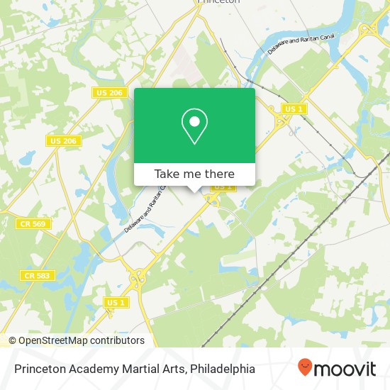 Mapa de Princeton Academy Martial Arts