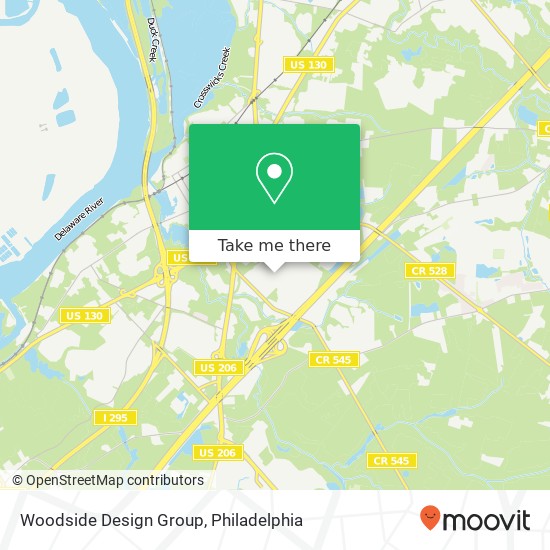 Woodside Design Group map