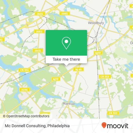 Mc Donnell Consulting map