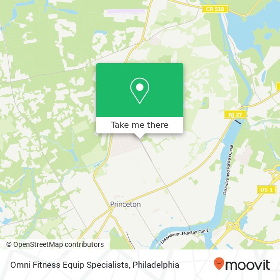 Omni Fitness Equip Specialists map