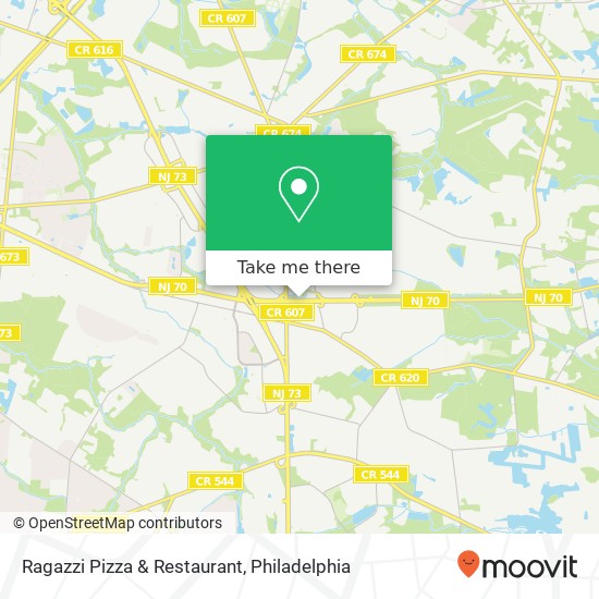 Mapa de Ragazzi Pizza & Restaurant