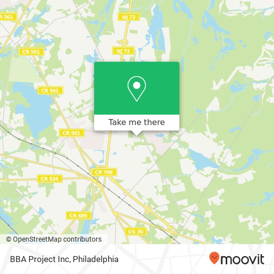 Mapa de BBA Project Inc