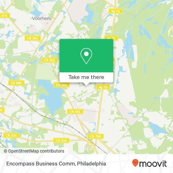 Encompass Business Comm map