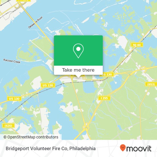 Mapa de Bridgeport Volunteer Fire Co