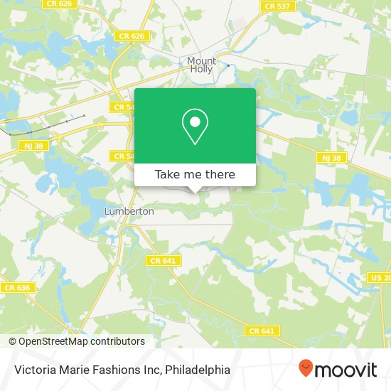 Mapa de Victoria Marie Fashions Inc