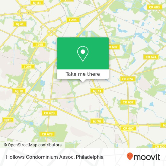 Hollows Condominium Assoc map