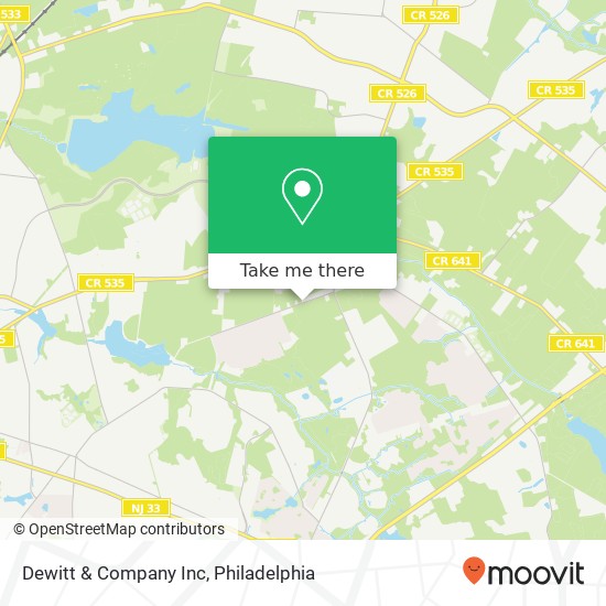 Dewitt & Company Inc map