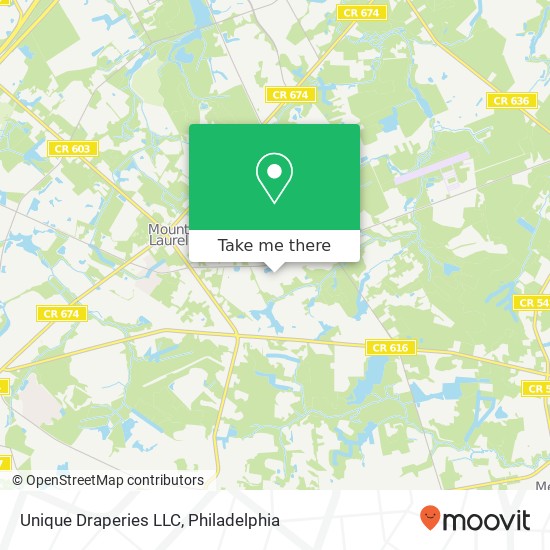 Mapa de Unique Draperies LLC