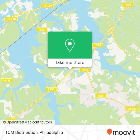 TCM Distribution map