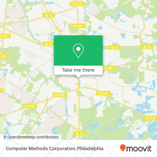 Mapa de Computer Methods Corporation