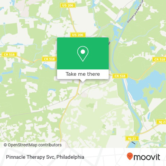Pinnacle Therapy Svc map