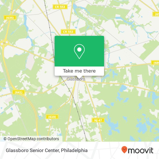 Mapa de Glassboro Senior Center