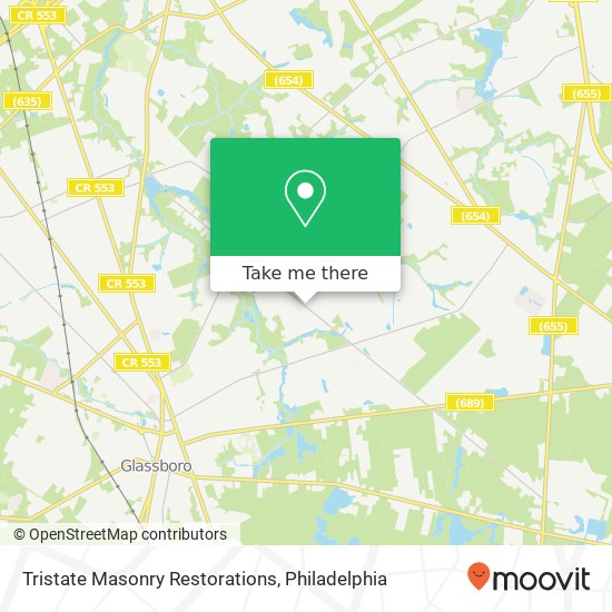 Mapa de Tristate Masonry Restorations