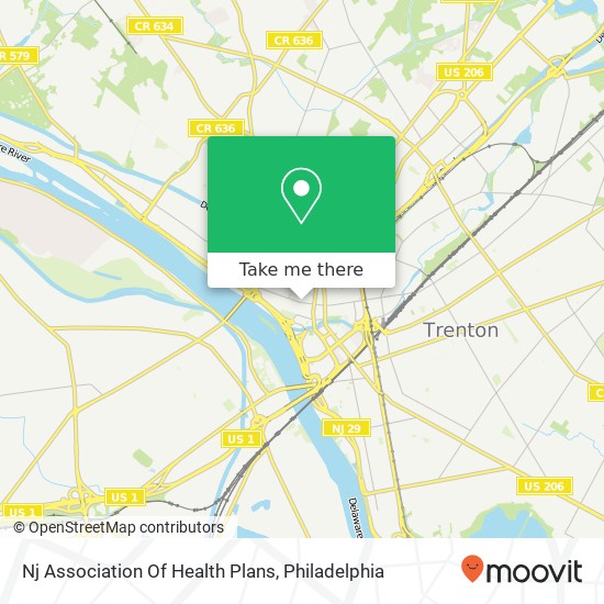Nj Association Of Health Plans map